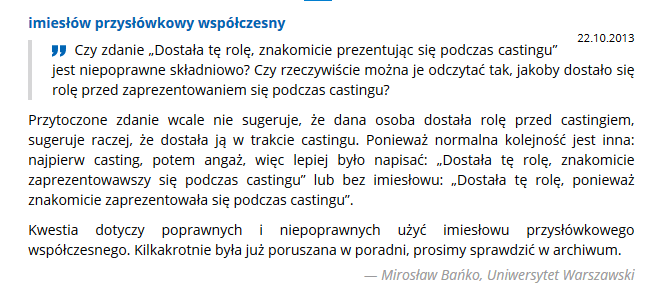 błędy składniowe