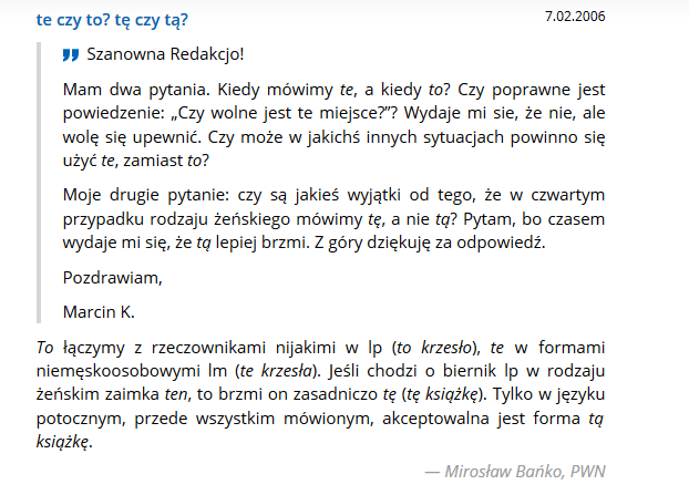 błędy fleksyjne