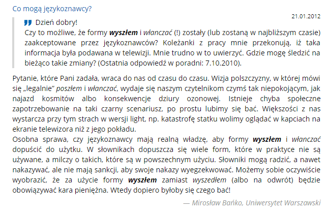 odmiana wyrazów