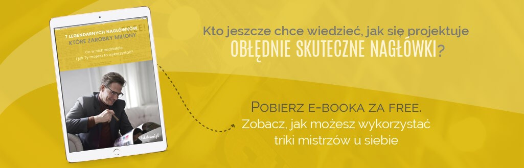 jak pisać nagłówki - e-book do pobrania